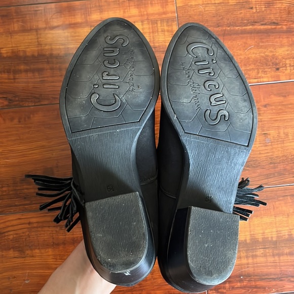 Hermosa Circus by Sam Edelman 6.5 Black Fringe Bootie - Picture 3 of 5